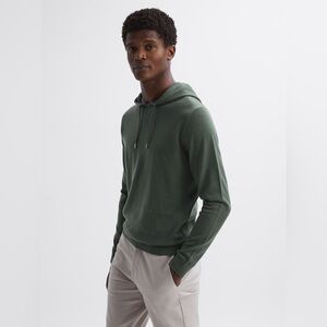 Reiss Holland Merino Wool Ivy Green Men's Hoodie